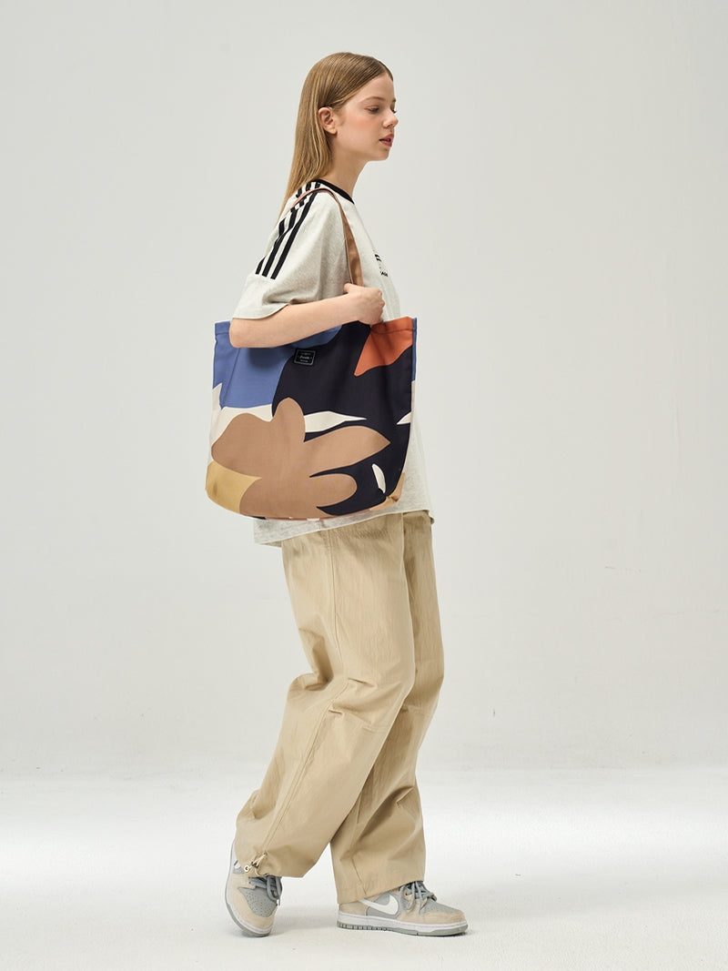 FREEIN Floral canvas bag