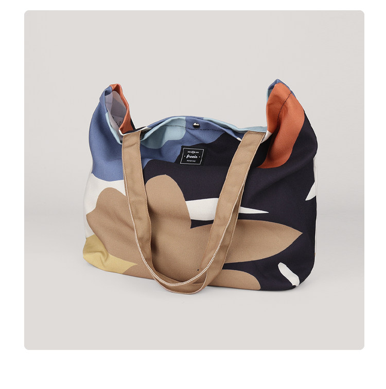 FREEIN Floral canvas bag