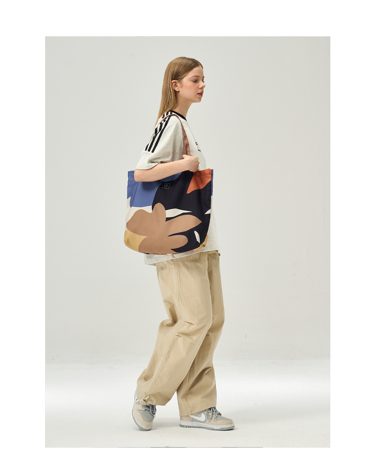 FREEIN Floral canvas bag