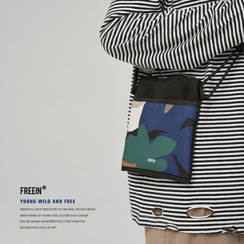 FREEIN original Floral camping sports hiking small shoulder bag