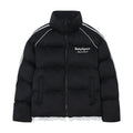 Harshandcruel lace panels sports ballet jersey stand collar graphene insulated cotton Jacket
