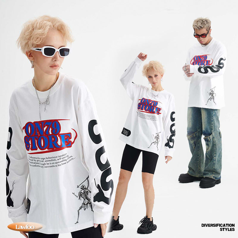 Lawfoo National Alphabet Long Sleeve Tee