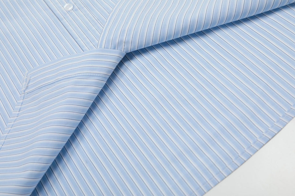 11KN Japanese blue and white striped shirt