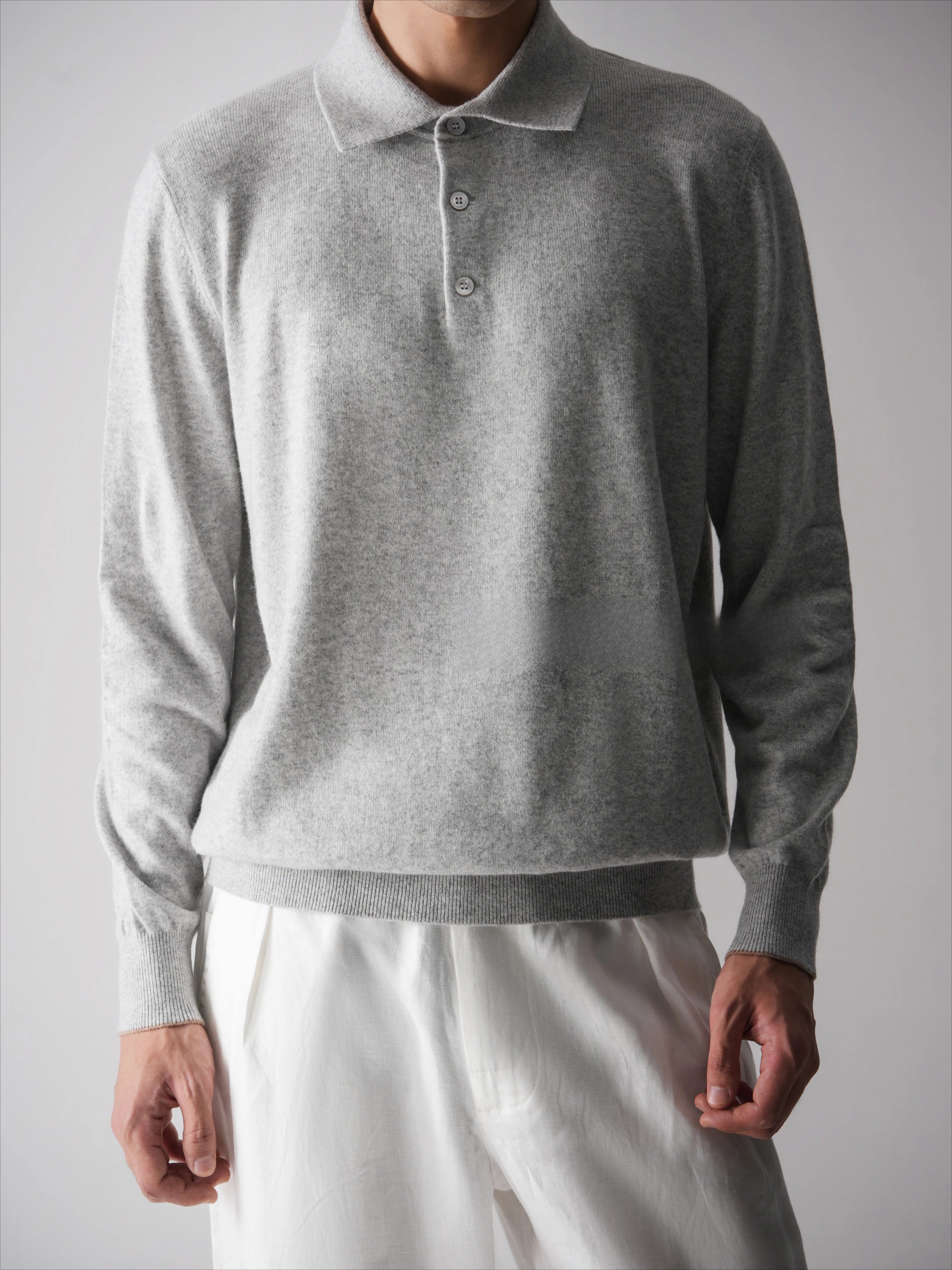 SEE ALSO Super Worsted Wool Elbow Leather Long-sleeved Sweater