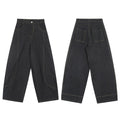BTSG Wide-leg scimitar jeans