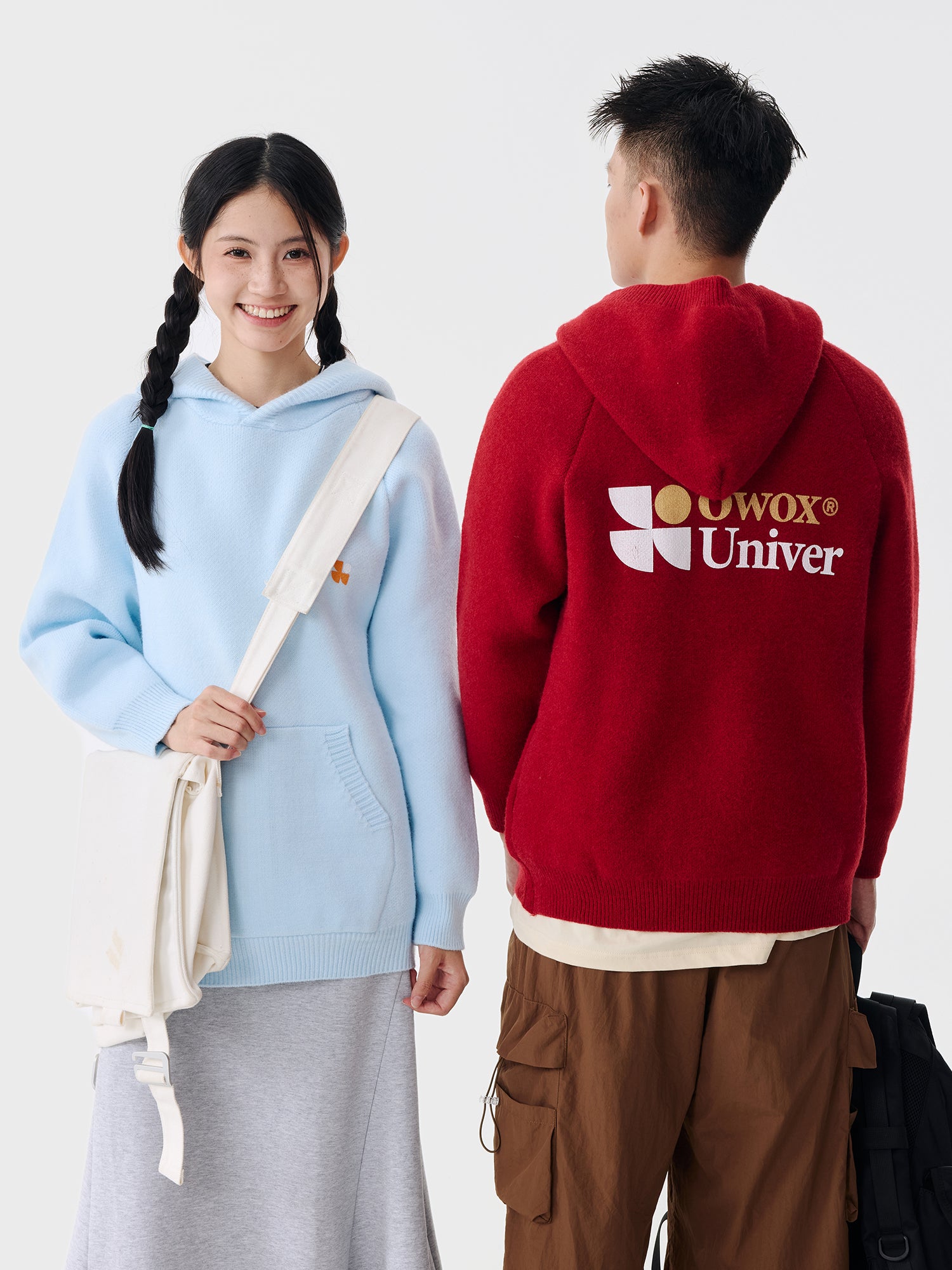 OWOX Slouchy Knitted hoodie