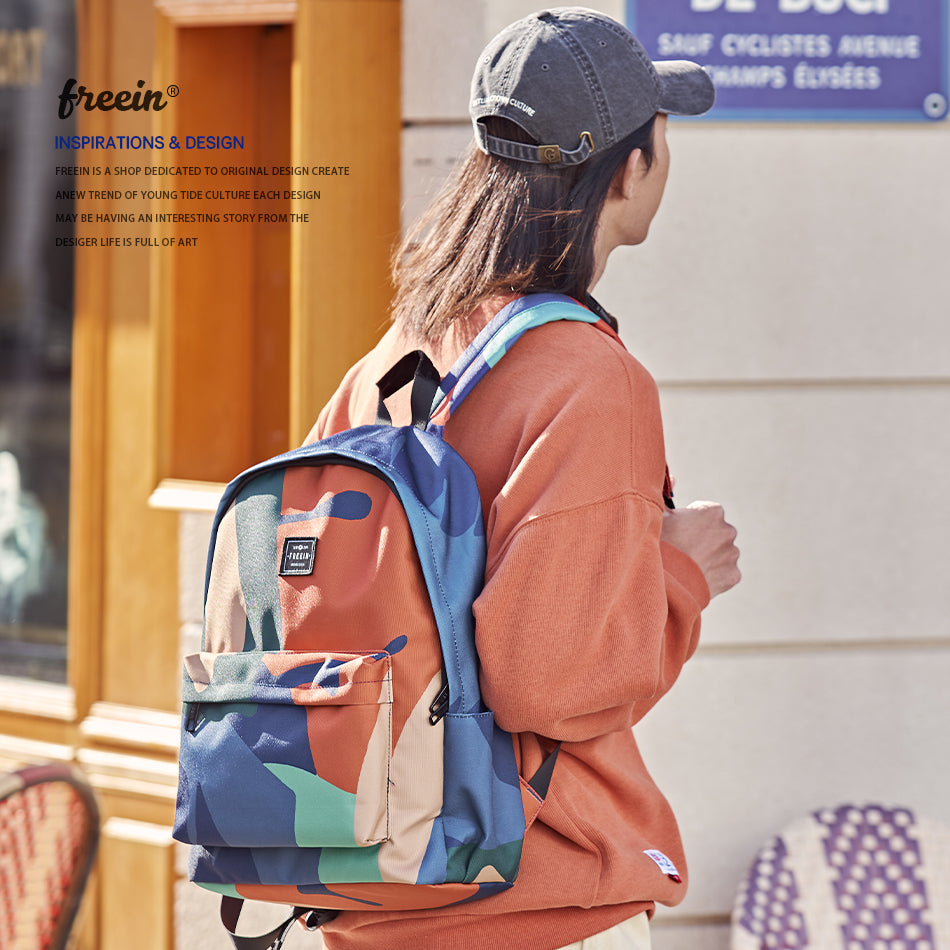 FREEIN Geo Casual Backpack