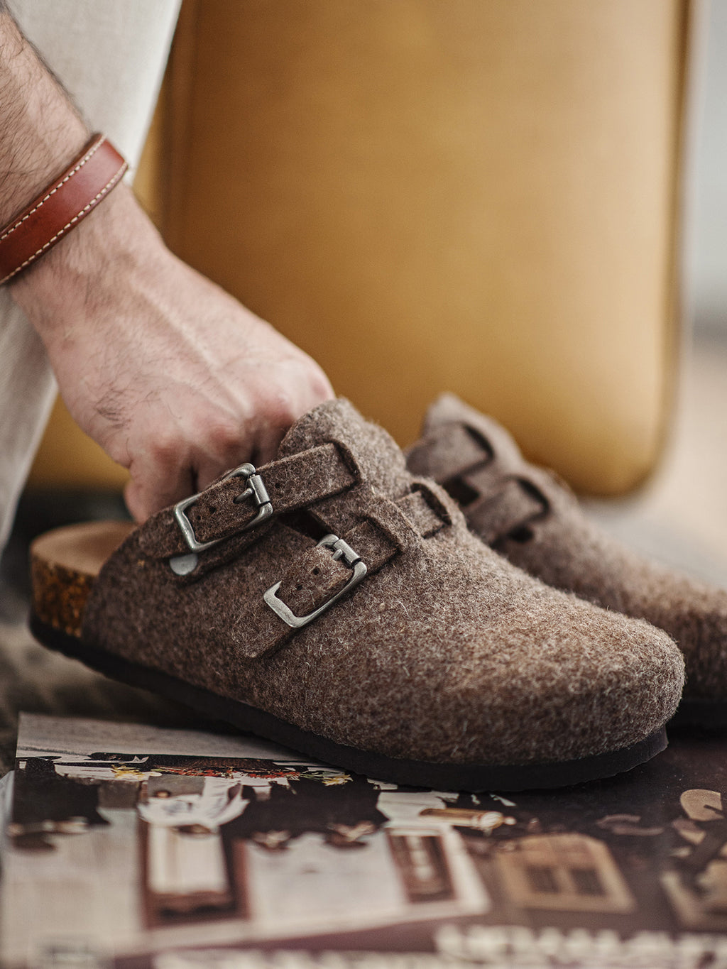 (Clearance) Madden MOCHA wool Clogs