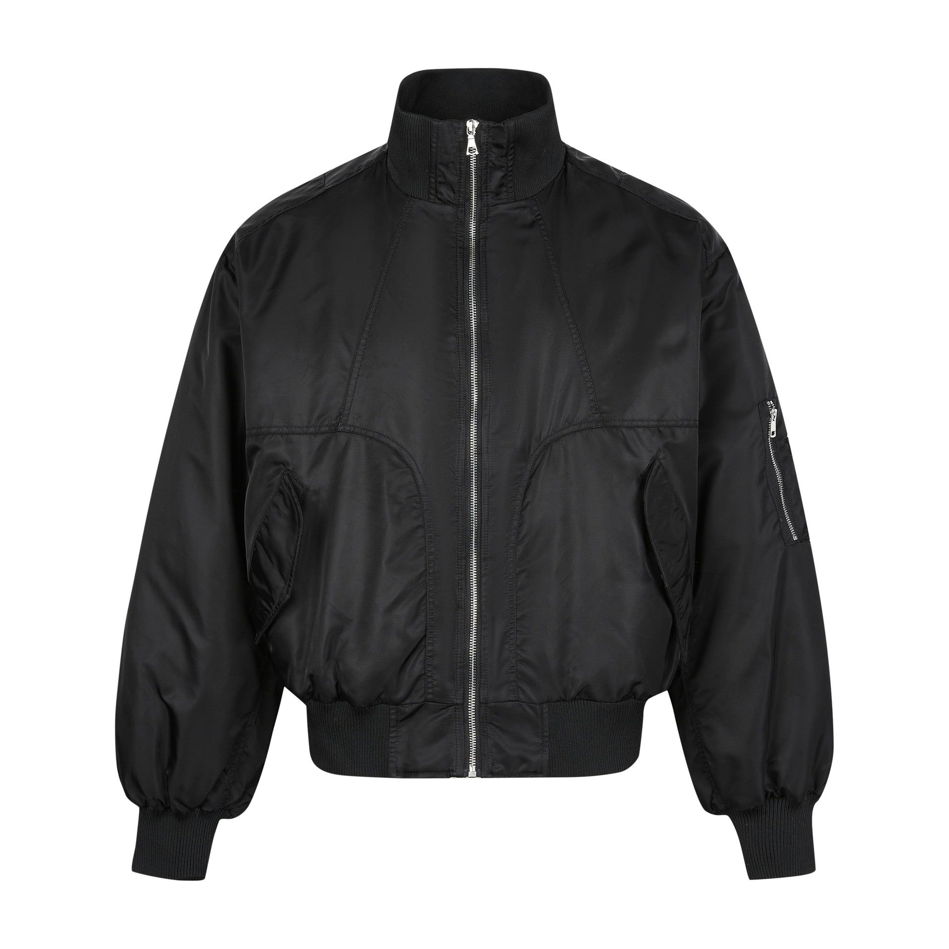 MADEEXTREME Silhouette Loose Cropped Bomber padded Jacket