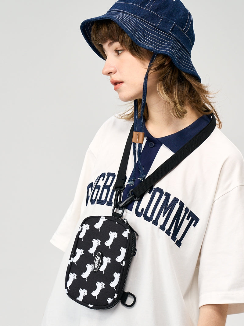 FREEIN cute cat print mini mobile phone bag