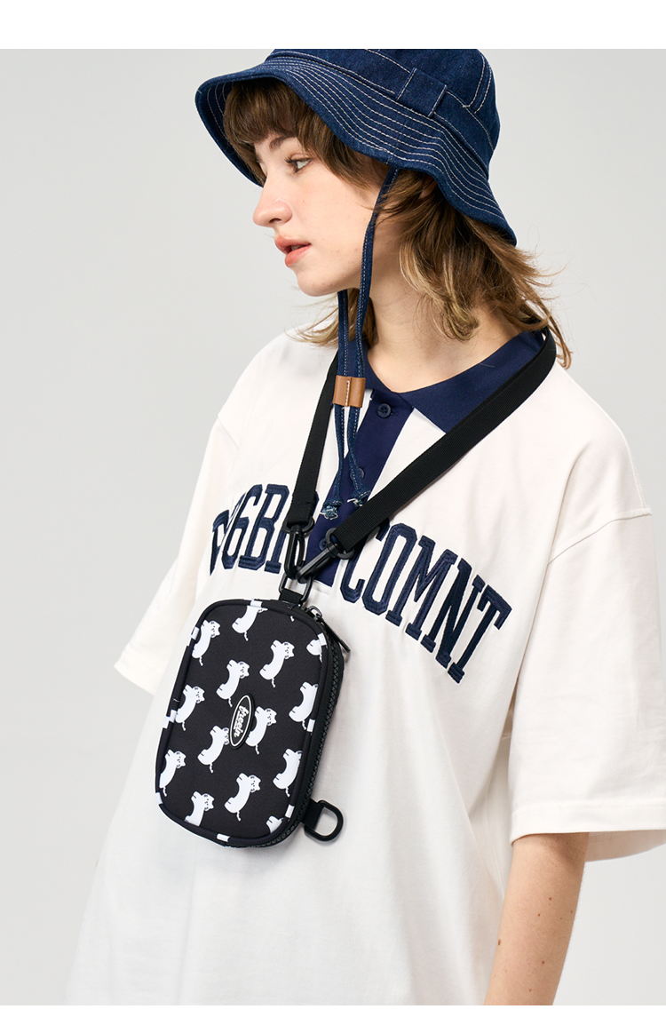 FREEIN cute cat print mini mobile phone bag