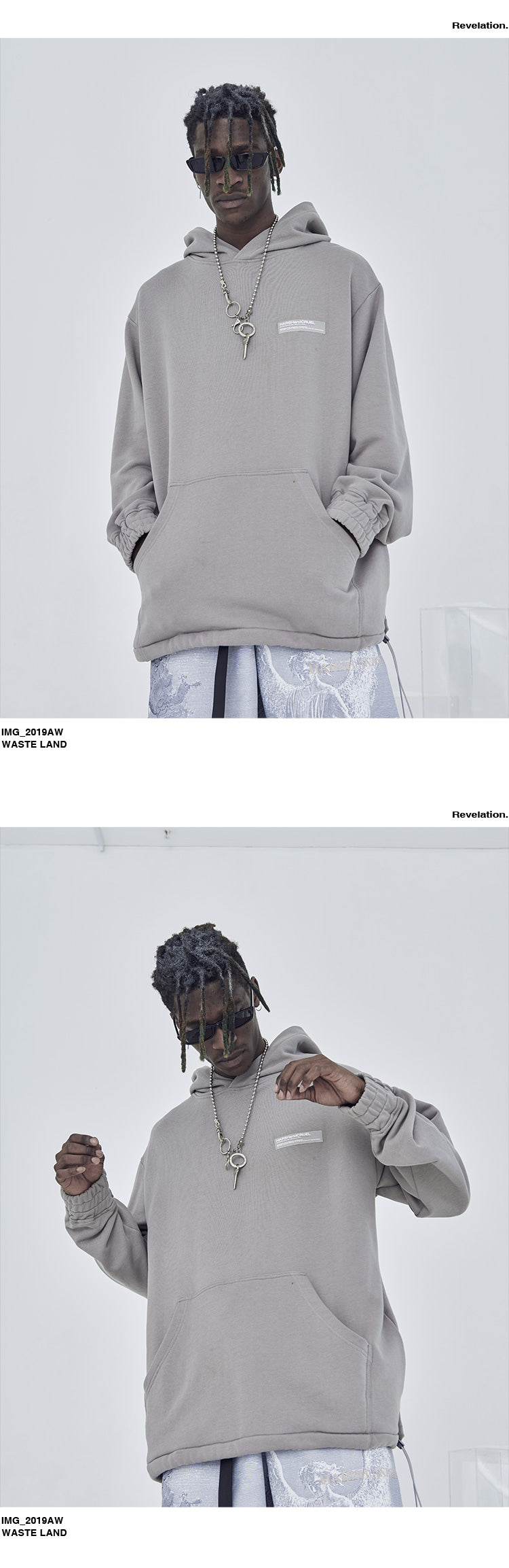 Harshandcruel retro oil painting flower hoodie