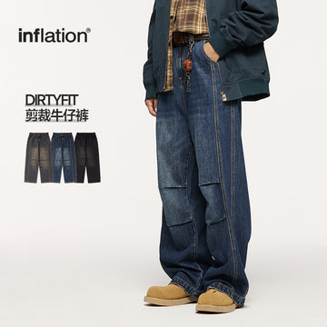 INFLATION Dirty Fit Cut Straight Jeans