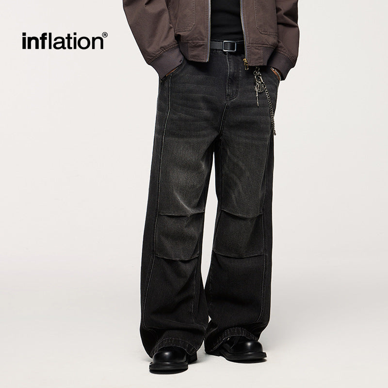 INFLATION Dirty Fit Cut Straight Jeans