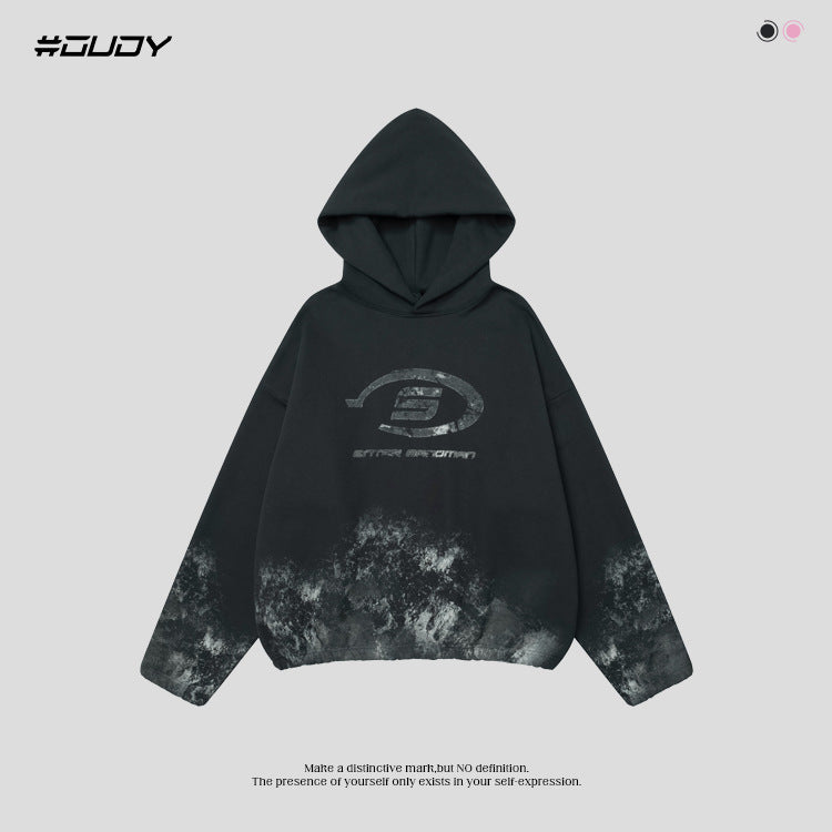 "Clearance" #OVDY 420G Fleece Thermal Cotton Hoodie