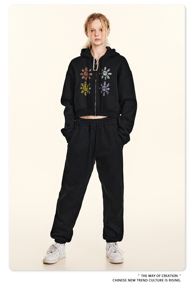 BE Women Sun Pile Zipper Jacket
