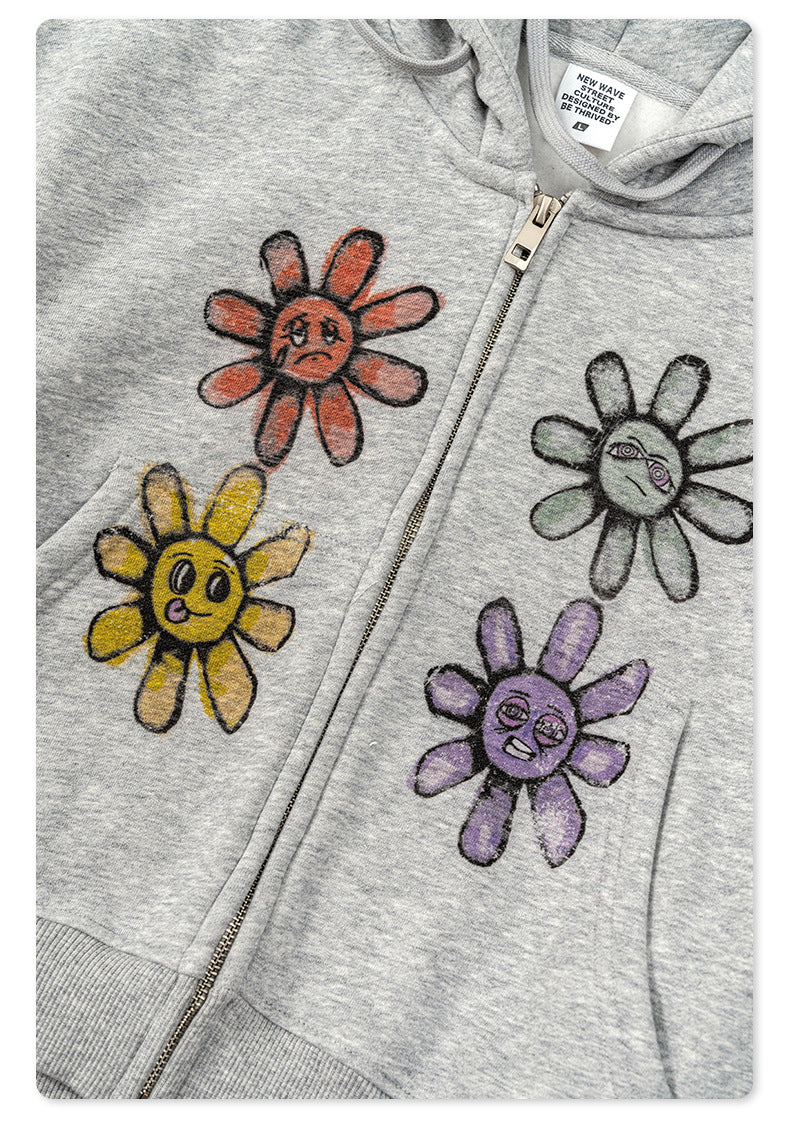 BE Women Sun Pile Zipper Jacket