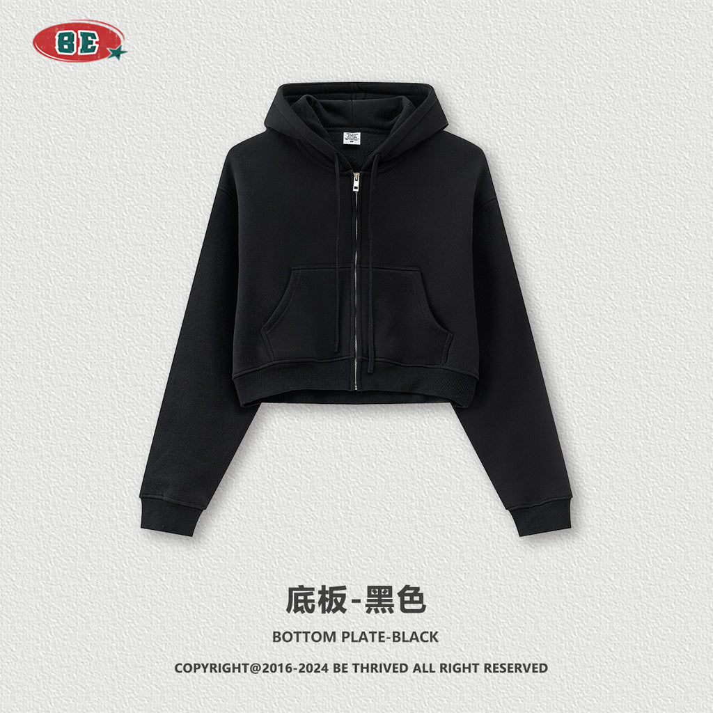 BE Women Sun Pile Zipper Jacket