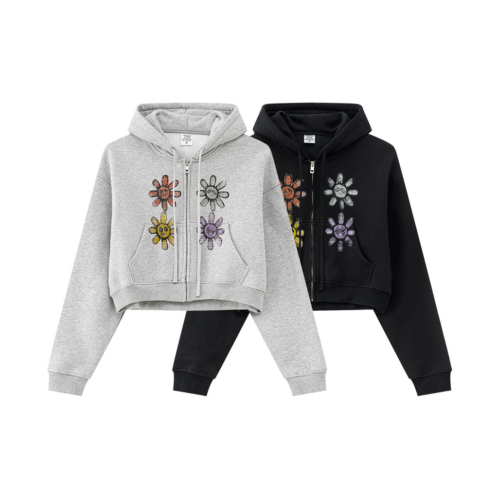 BE Women Sun Pile Zipper Jacket
