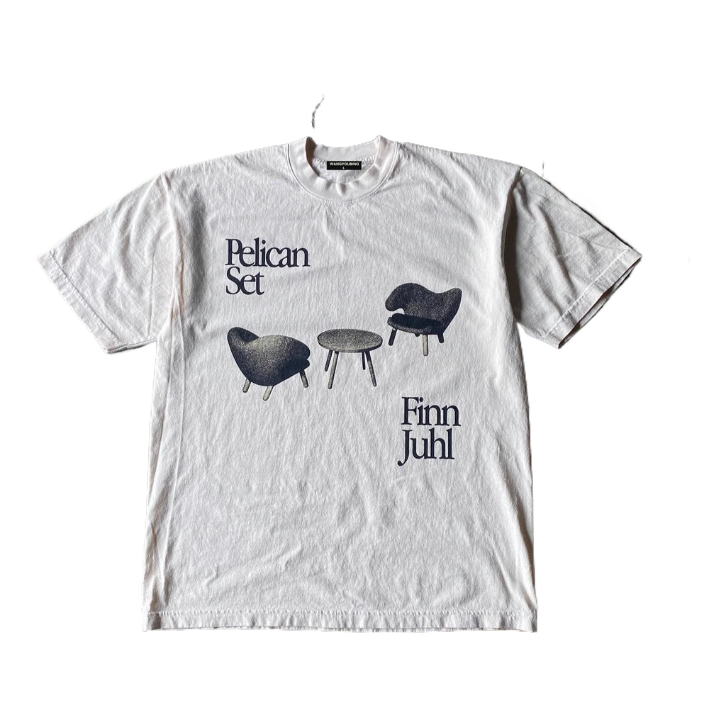 Wang Youbing Studio! Pelican Set 220g 100% Cotton Tee