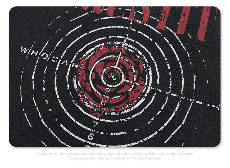 "Clearance" FORGIVNESS Rose Bullseye Destruction Wash Heavy 100% Cotton Tee