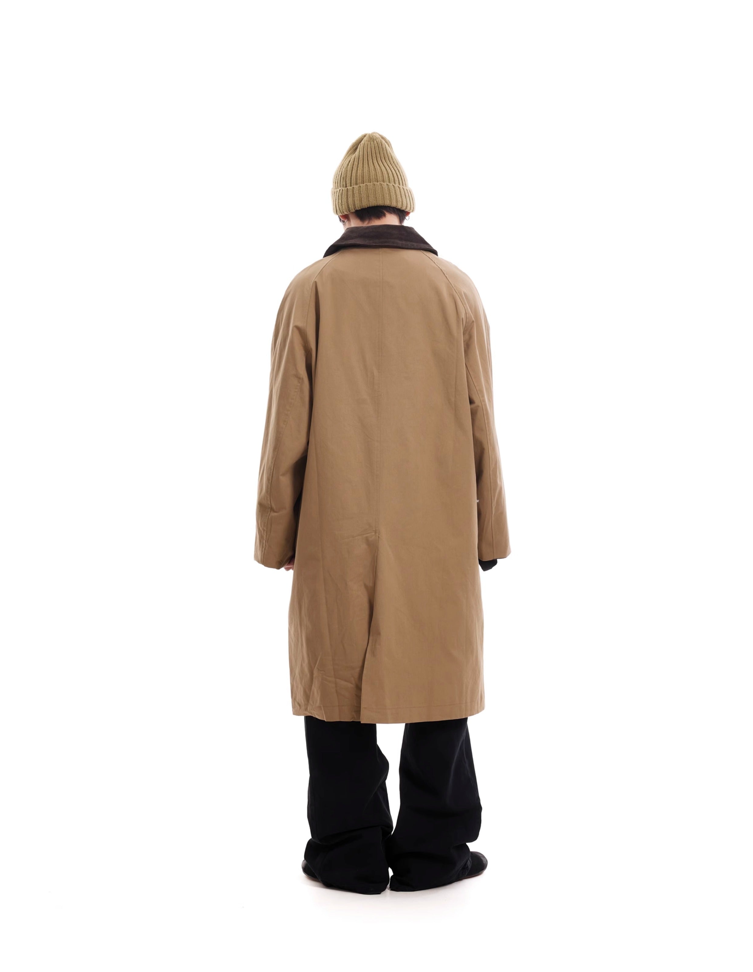 BTSG Cleanfit Single-breasted Silhouette Midi Trench Coat