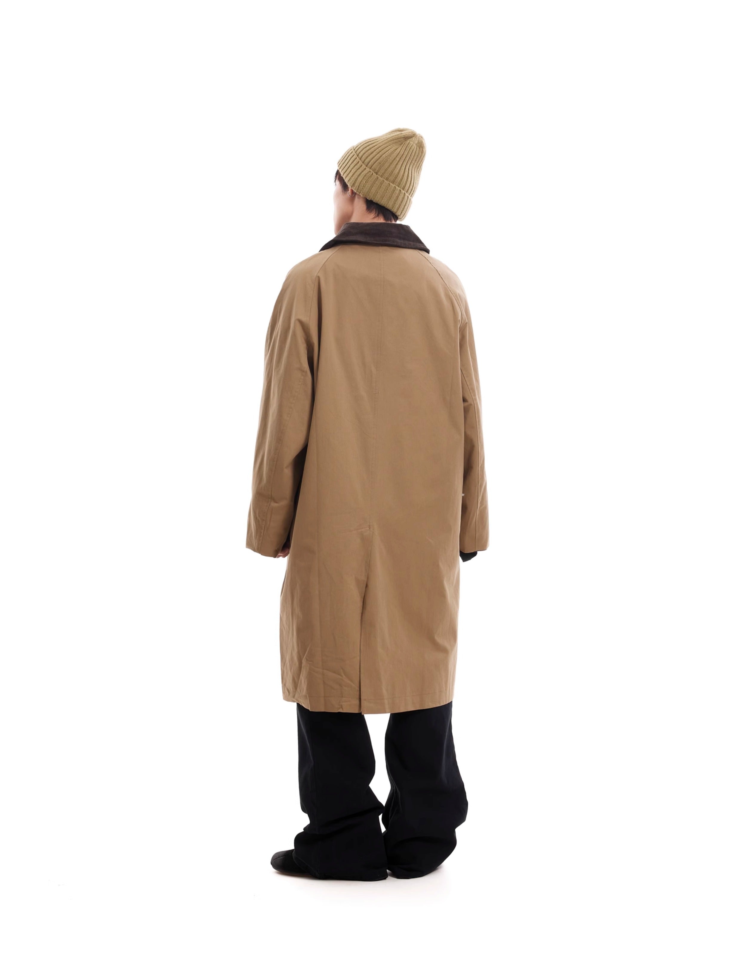 BTSG Cleanfit Single-breasted Silhouette Midi Trench Coat