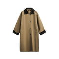 BTSG Cleanfit Single-breasted Silhouette Midi Trench Coat