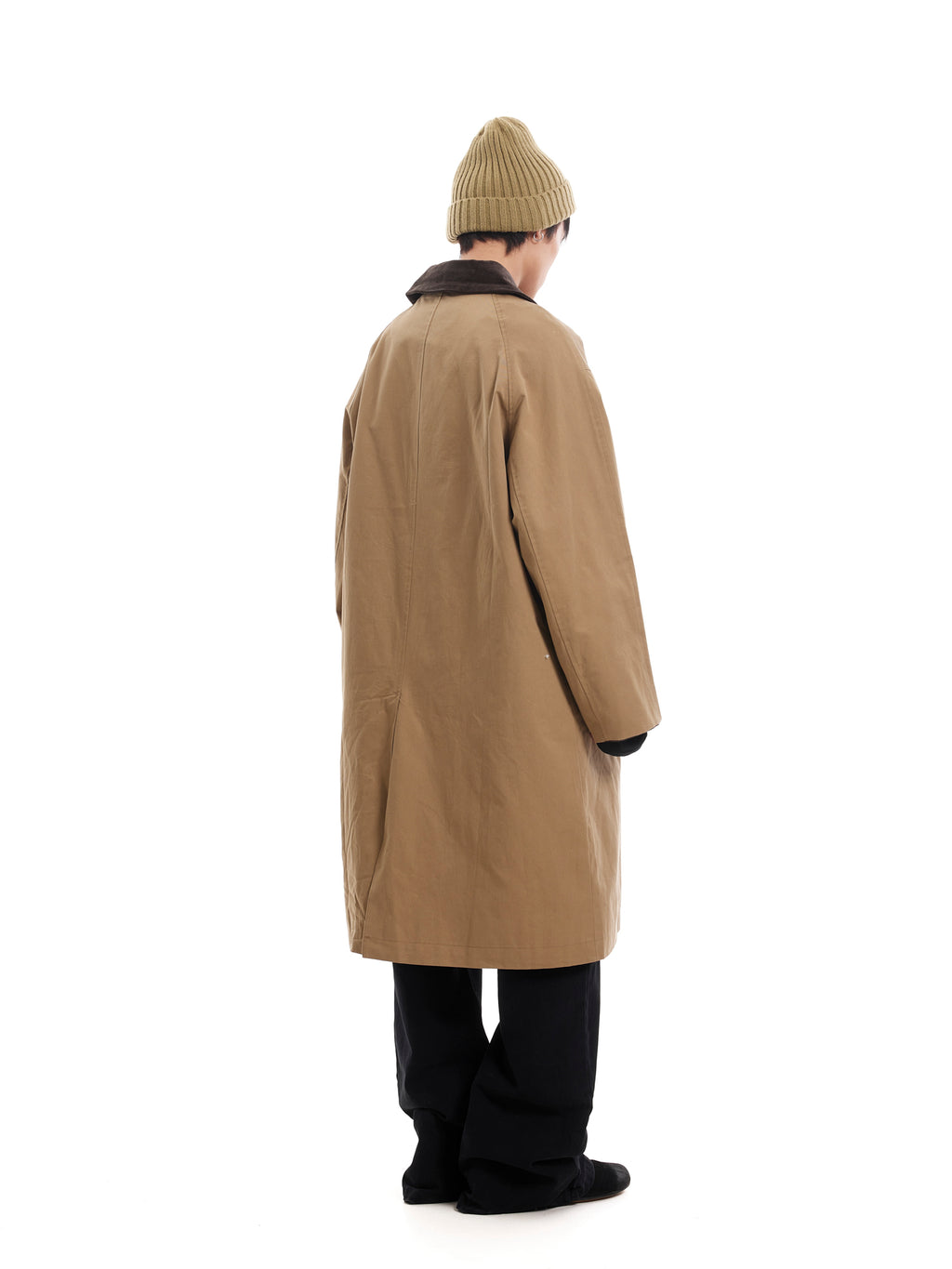 BTSG Cleanfit Single-breasted Silhouette Midi Trench Coat