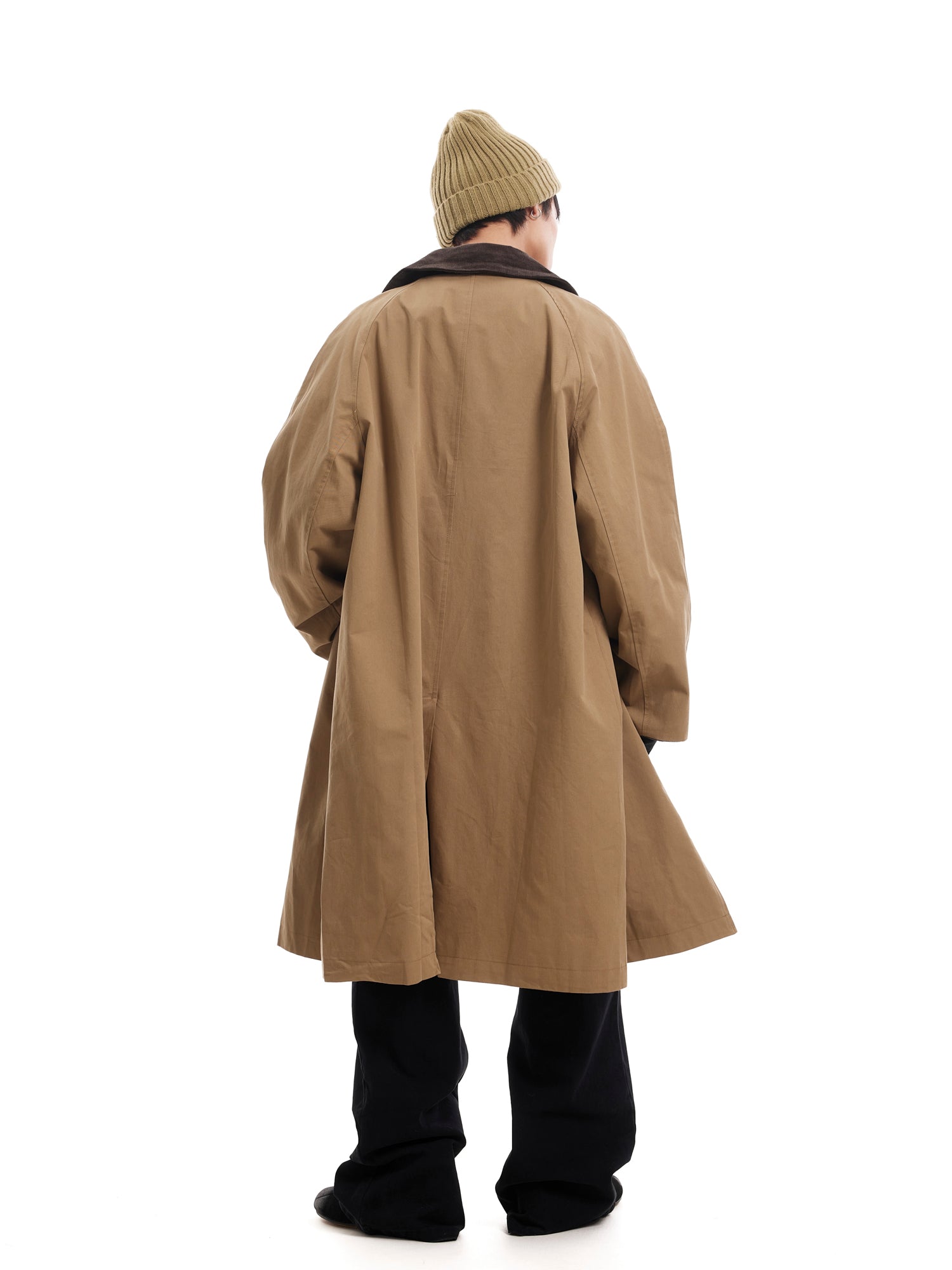 BTSG Cleanfit Single-breasted Silhouette Midi Trench Coat