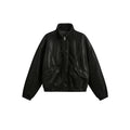 STAFFPICK American Retro Matte PU Leather Jacket