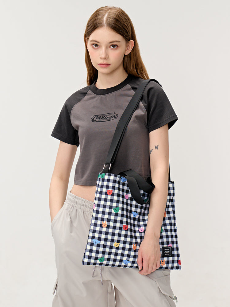 FREEIN original checked tote bag