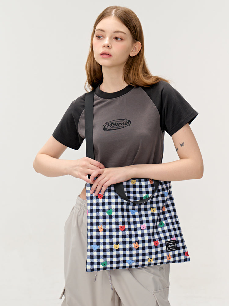 FREEIN original checked tote bag