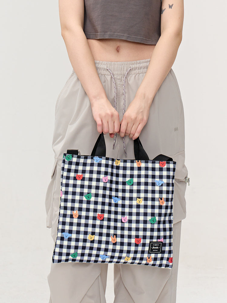 FREEIN original checked tote bag
