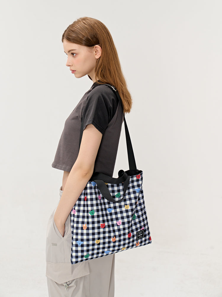FREEIN original checked tote bag