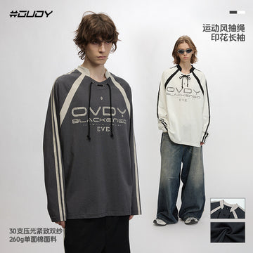 OVDY 260g Heavy Long Sleeve Soccer Collar Base sweatshirt