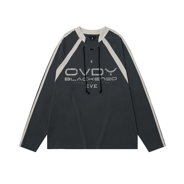 OVDY 260g Heavy Long Sleeve Soccer Collar Base sweatshirt