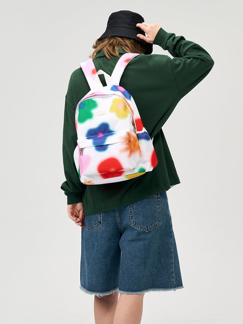 FREEIN original dopamine flower print backpack