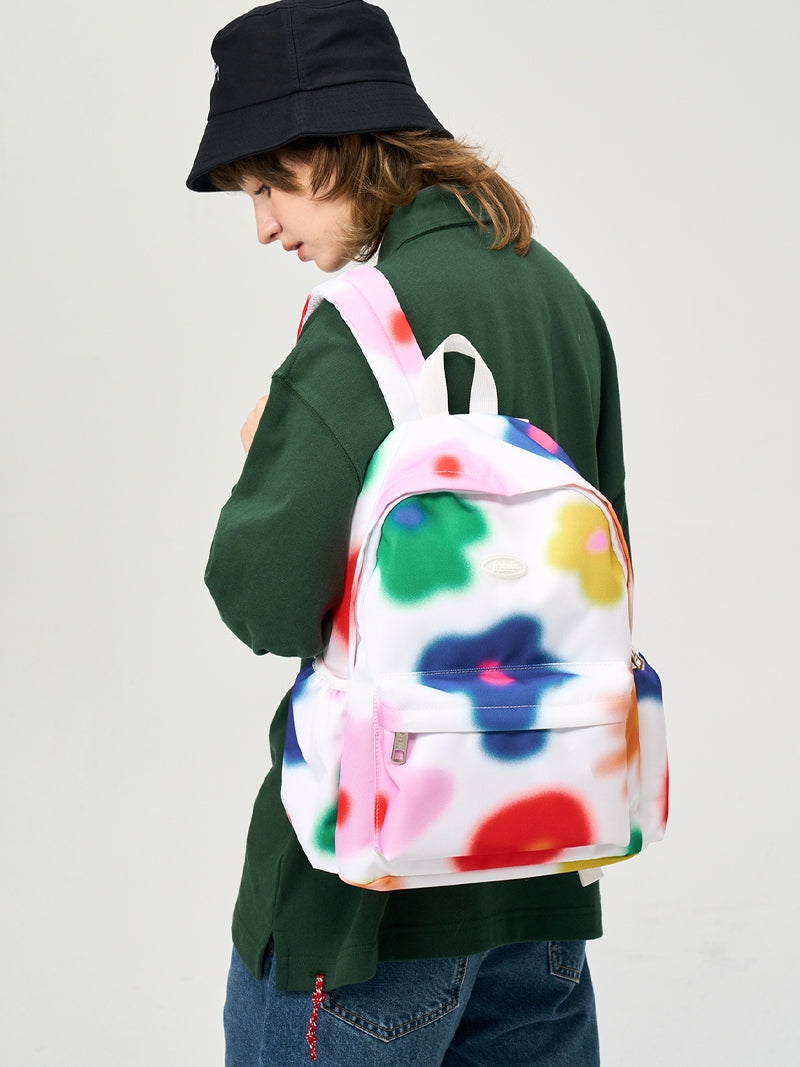 FREEIN original dopamine flower print backpack