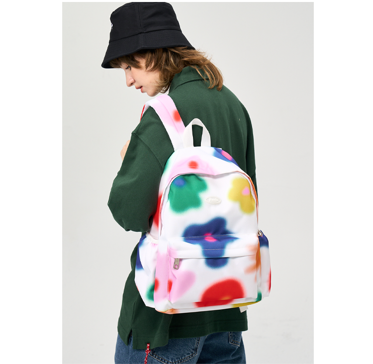 FREEIN original dopamine flower print backpack