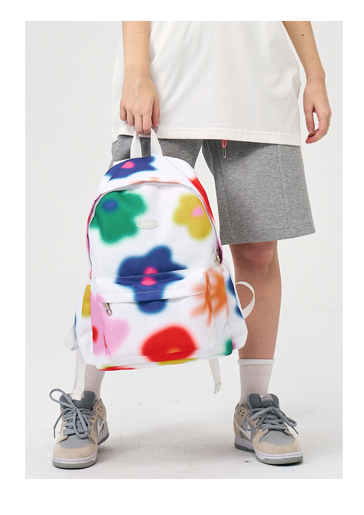 FREEIN original dopamine flower print backpack