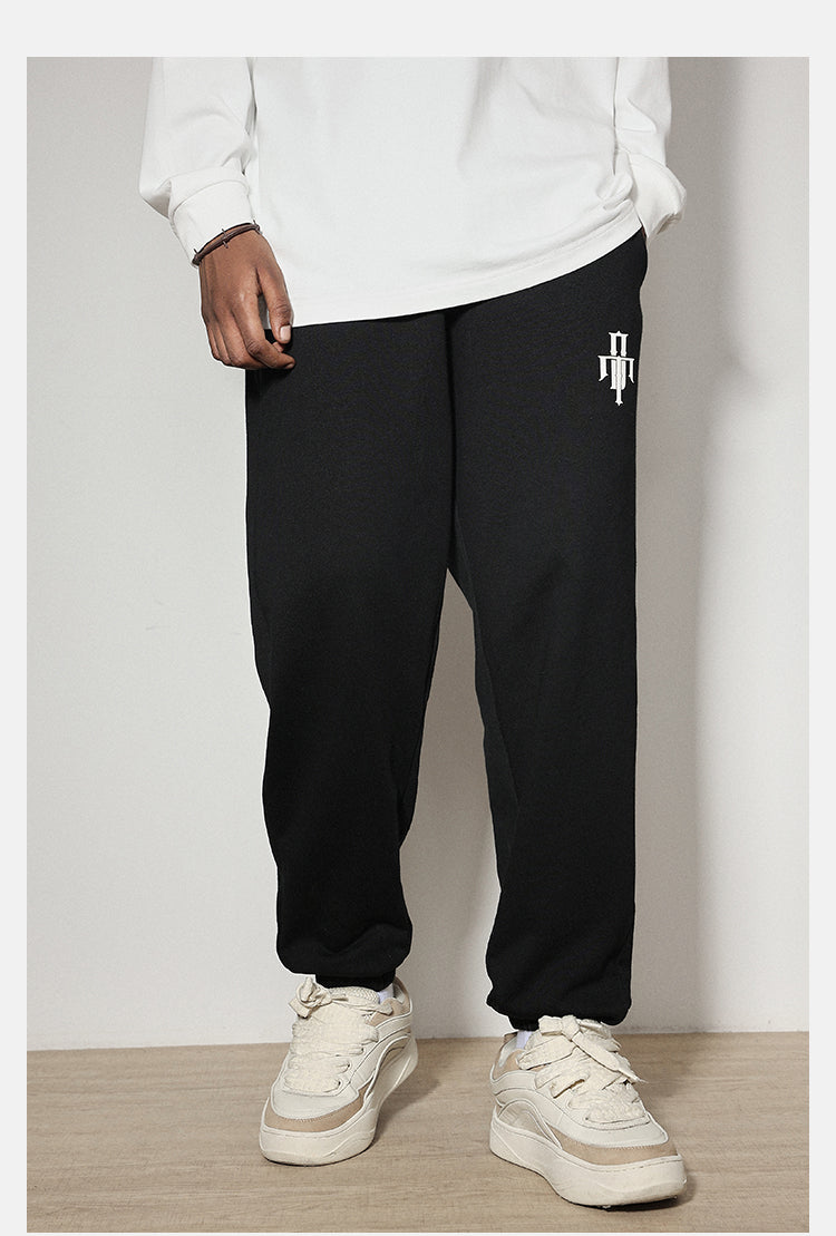 DICETINY DT Basic Graphic Print Sweatpants