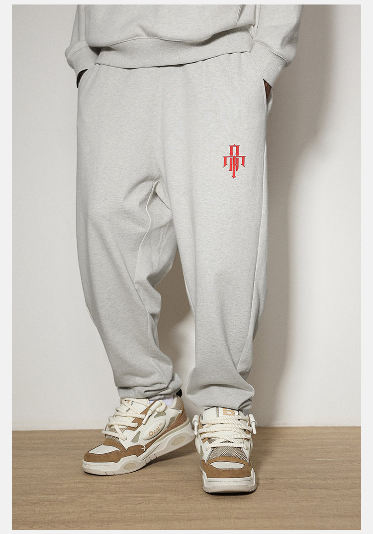 DICETINY DT Basic Graphic Print Sweatpants
