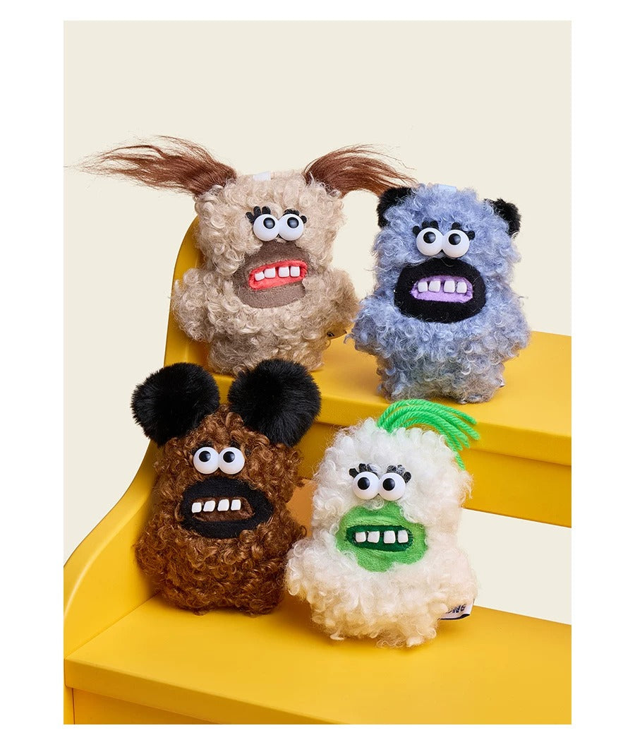 HAVEROSE Missing Teeth Plush Decorative Pendant