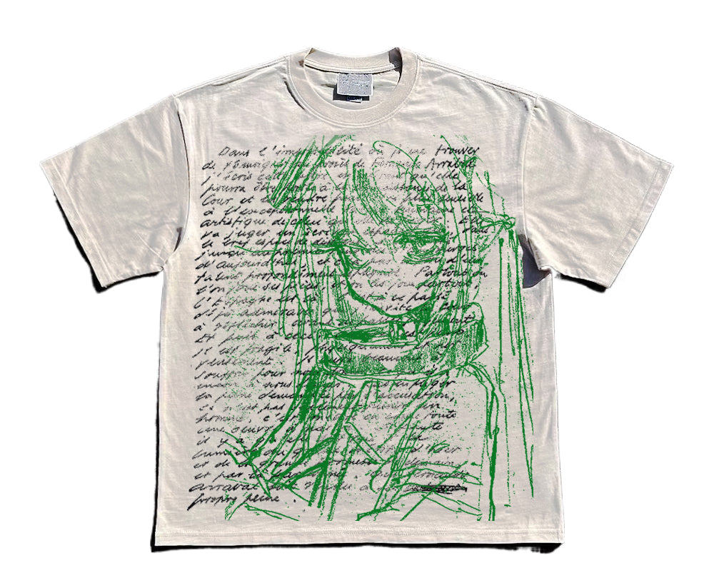 Wang Youbing Studio! Ink Anime 220g 100% Cotton Tee