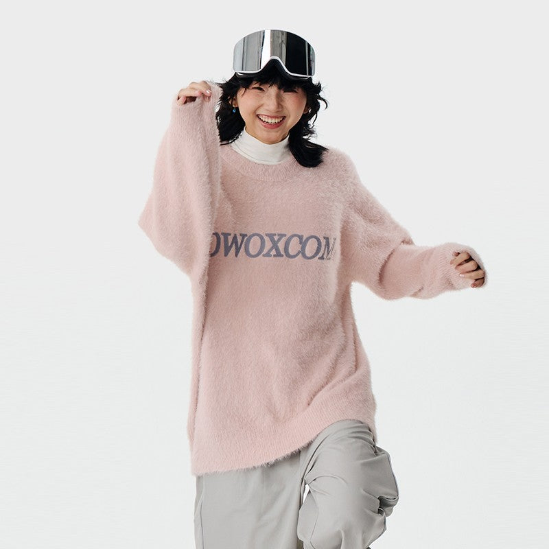 OWOX Lazy Wind Soft Waxy Mohair Sweater