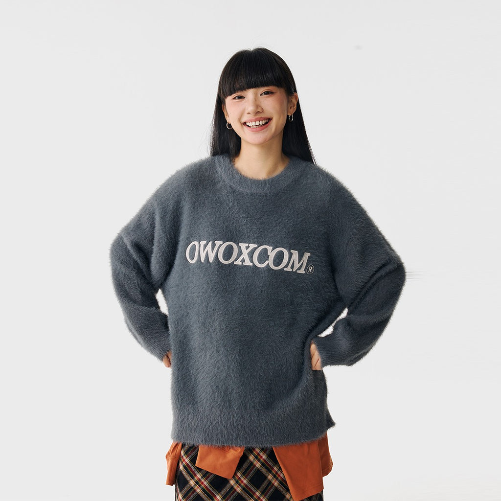 OWOX Lazy Wind Soft Waxy Mohair Sweater