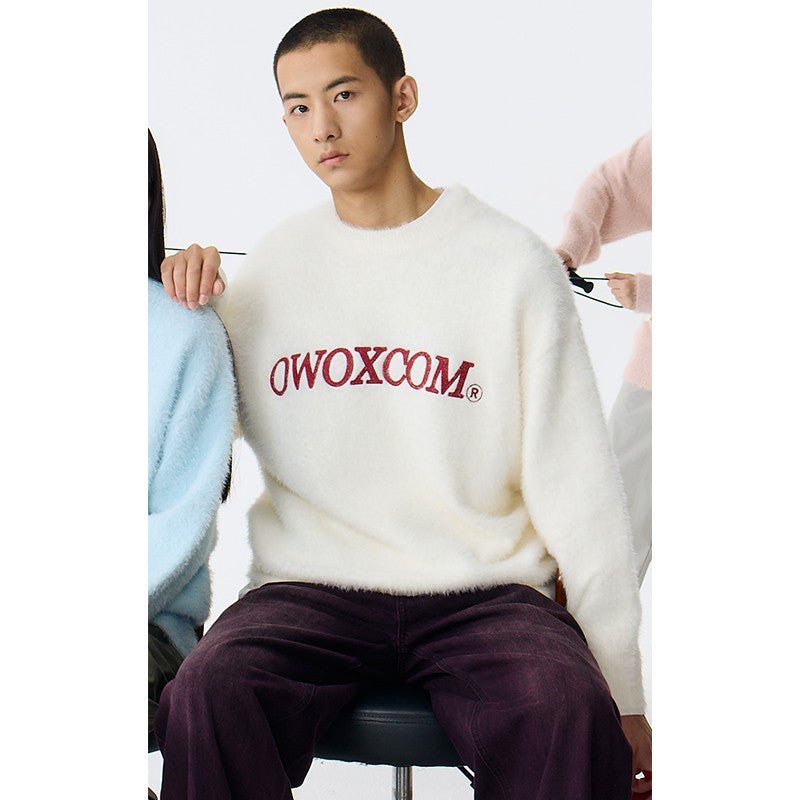 OWOX Lazy Wind Soft Waxy Mohair Sweater
