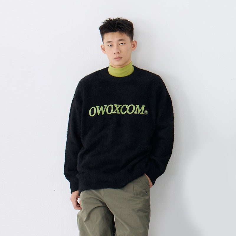 OWOX Lazy Wind Soft Waxy Mohair Sweater