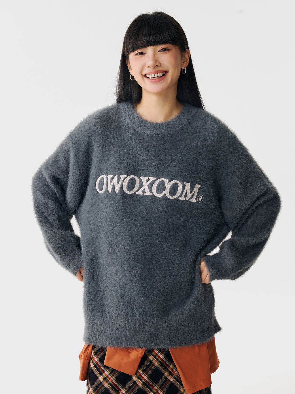 OWOX Lazy Wind Soft Waxy Mohair Sweater